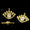 Load image into Gallery viewer, Evil Eye Diamond Charm, 14k Solid Gold, Natural Diamonds, Illusion Set Everyday Pendant, Dual Tone Layering Necklace, Ready To Ship
