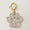 Load image into Gallery viewer, Paw Print Diamond Charm, 14k Solid Gold, Natural Diamonds, Everyday Layering Pendant, Dual Tone Necklace, Ready To Ship, Certified Jewelry
