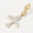 Load image into Gallery viewer, Airplane Diamond Charm, 14k Solid Gold, Natural Diamonds, Traveler Layering Pendant, Dual Tone Necklace, Ready To Ship, Certified Jewelry
