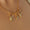 Load image into Gallery viewer, Heart Medallion Bezel Charm, 14k Solid Gold, Natural Diamond, Layering Pendant, Two Tone Sunburst Necklace, Ready To Ship, Certified Jewelry
