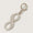 Load image into Gallery viewer, Infinity Diamond Charm, 14k Solid Gold, Natural Diamonds, Everyday Stacking Necklace, Geometric Minimal Loop Pendant, Ready To Ship
