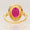 Load image into Gallery viewer, Oval Ruby Double Halo Diamond Ring, 14k Solid Gold, Natural Diamond, Cocktail Gemstone Jewelry, Statement Ring, Ready To Ship, IGI Certified
