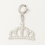 Load image into Gallery viewer, Crown Diamond Charm, 14k Solid Gold, Natural Diamonds, Queen Layering Necklace, Minimal King Everyday Pendant, Ready To Ship
