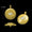 Load image into Gallery viewer, Evil Eye Sunburst Diamond Charm, 14k Solid Gold, Natural Diamonds, Layering Pendant Necklace, Everyday Stacking Jewelry, Ready To Ship

