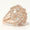 Load image into Gallery viewer, Floral Dome Diamond Ring, 14k Solid Gold, Natural Diamonds, Cocktail Cluster Ring, Honeycomb Statement Ring, Certified Jewelry
