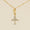 Load image into Gallery viewer, Airplane Diamond Charm, 14k Solid Gold, Natural Diamonds, Traveler Layering Pendant, Dual Tone Necklace, Ready To Ship, Certified Jewelry
