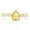 Load image into Gallery viewer, Pear Yellow Sapphire Diamond Ring, 14k Solid Gold, Natural Diamonds, Gemstone Statement Ring, Everyday Band Ring, Certified Jewelry
