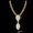 Load image into Gallery viewer, Pear Marquise Diamond Drop Necklace, 14k Solid Gold, Natural Diamonds, Double Halo Pendant, Minimalistic Layering Chain, Certified Jewerlry
