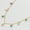 Load image into Gallery viewer, Emerald Diamond Halo Drop Necklace: 14k Gold Gemstone Station Chain
