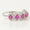 Load image into Gallery viewer, 14k Gold Ruby and Diamond Halo Ring - Eternity Band
