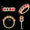 Load image into Gallery viewer, 14k Gold Ruby and Diamond Halo Ring - Eternity Band
