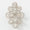 Load image into Gallery viewer, Floral Pear Halo Natural Diamond Ring: 14k Solid Gold Statement Cocktail Jewellery, Certified Jewelry
