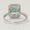 Load image into Gallery viewer, Emerald Halo Diamond Ring: 14k Gold Gemstone Engagement Jewelry
