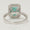 Load image into Gallery viewer, Emerald Halo Diamond Ring: 14k Gold Gemstone Engagement Jewelry
