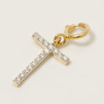 Load image into Gallery viewer, Personalized Initial Diamond Charm ,14k Solid Gold, Natural Diamonds, Layering Pendant, Minimal Necklace, Ready To Ship, Certified Jewelry
