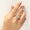 Load image into Gallery viewer, Heart Signet Diamond Ring, 14k Solid Gold, Natural Diamonds, Pavé Heart Band, Statement Bold Love Ring, Promise Band, Certified Jewelry
