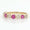 Load image into Gallery viewer, Ruby Diamond Eternity Band: 14k Solid Gold Stackable Ring
