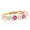 Load image into Gallery viewer, Ruby Diamond Eternity Band: 14k Solid Gold Stackable Ring

