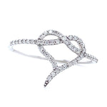 Load image into Gallery viewer, Heart Diamond Ring, Love Ring, 14k Solid Gold, Natural Diamonds, Proposal Ring, , Everyday Jewelry Gift For Her
