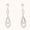 Load image into Gallery viewer, Diamond Infinity Dangle Earrings, 14k Solid Gold, Natural Diamonds, Party Drop Earrings, Bridal Wedding Jewelry, Gift for Her

