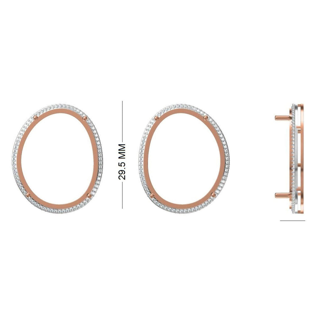 Oval Natural Emerald & Natural Diamond Halo Earrings: 14k Solid Gold Gemstone Stud Earrings, HRD Certified, Ready To Ship