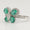 Load image into Gallery viewer, Butterfly Emerald Diamond Ring: 14k Gold Gemstone Statement Jewelry
