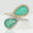 Load image into Gallery viewer, Emerald Halo Diamond Bypass Ring, 14k Solid Gold, Natural Diamonds, Pear Gemstone Wrap Band, Statement Cocktail Jewelry, Certified Jewelry
