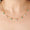 Load image into Gallery viewer, Emerald Diamond Halo Drop Necklace: 14k Gold Gemstone Station Chain
