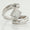 Load image into Gallery viewer, 14k Solid Gold Princess Halo Natural Diamond Ring - Baguette Bypass Cocktail Band Ring, Certified Jewelry

