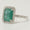 Load image into Gallery viewer, Emerald Halo Diamond Ring: 14k Gold Gemstone Engagement Jewelry
