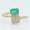 Load image into Gallery viewer, Emerald &amp; Diamond Bypass Ring: 14k Gold Gemstone Engagement Jewelry
