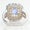 Load image into Gallery viewer, Emerald Cut Natural Tanzanite Diamond Ring, 14k Solid Gold, Natural Diamonds, Statement Halo Ring, Engagement Jewellery, Certified Jewelry
