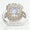 Load image into Gallery viewer, Emerald Cut Natural Tanzanite Diamond Ring, 14k Solid Gold, Natural Diamonds, Statement Halo Ring, Engagement Jewellery, Certified Jewelry
