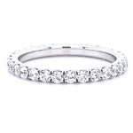 Load image into Gallery viewer, IGI Cerified Lab grown Diamond Full Eternity Ring: 14k Solid Gold Stackable Band
