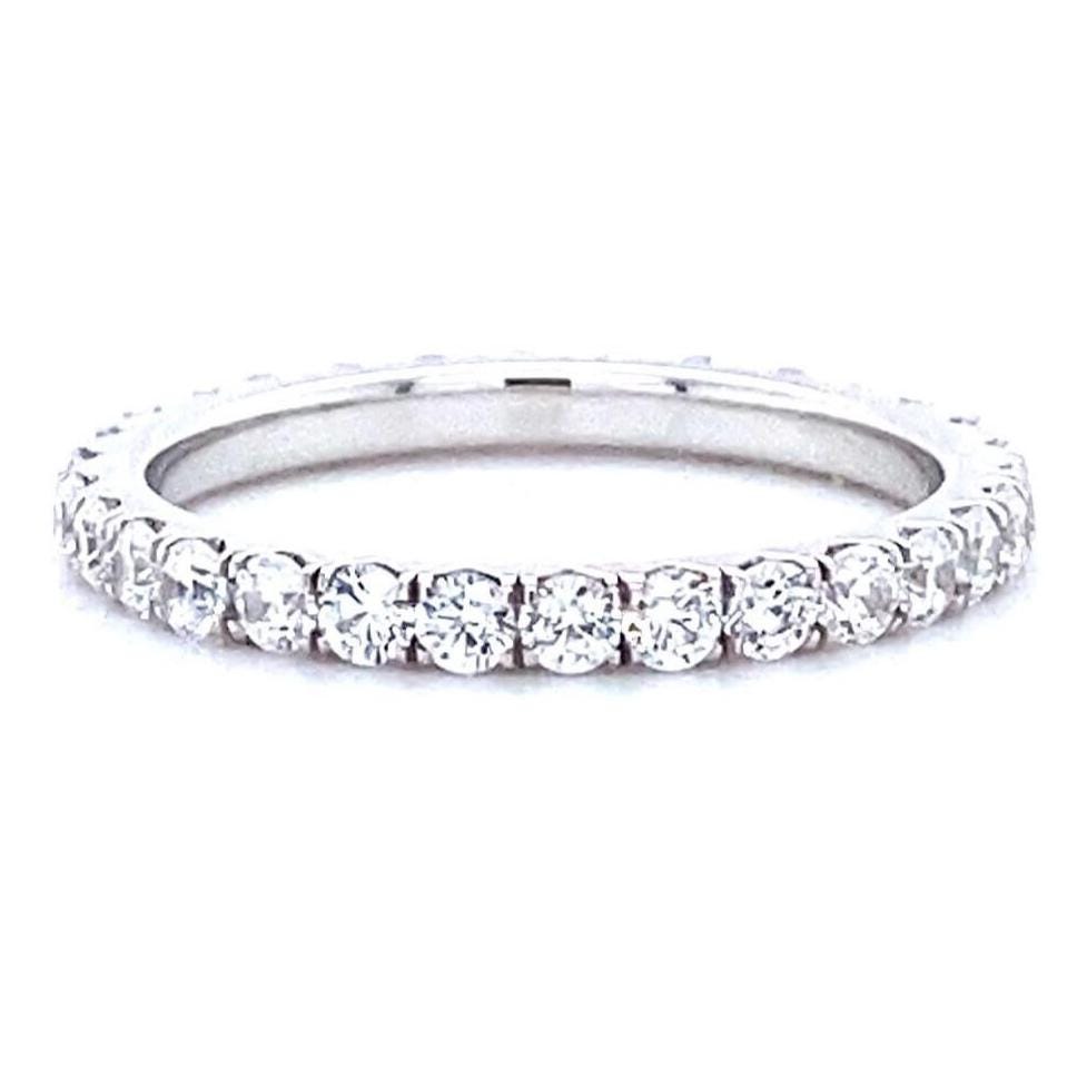 IGI Cerified Lab grown Diamond Full Eternity Ring: 14k Solid Gold Stackable Band