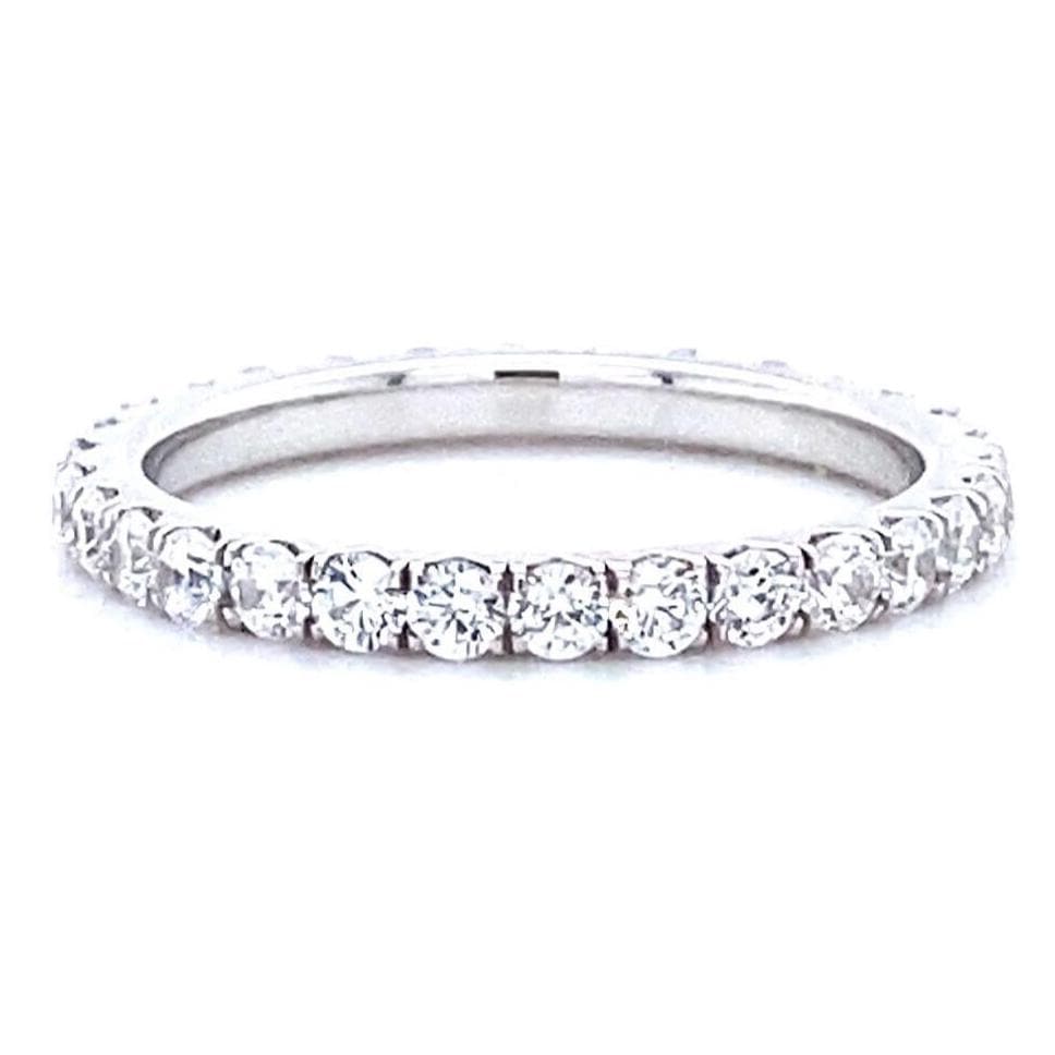 IGI Cerified Lab grown Diamond Full Eternity Ring: 14k Solid Gold Stackable Band