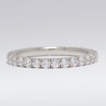 Load image into Gallery viewer, IGI Cerified Lab grown Diamond Full Eternity Ring: 14k Solid Gold Stackable Band
