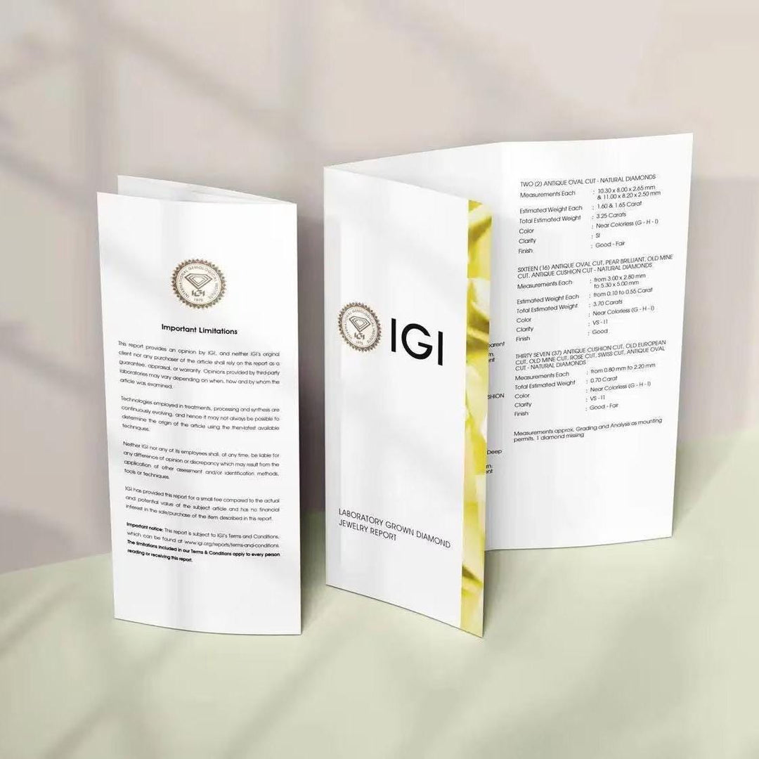 IGI Certified Lab Grown Emerald Cut Diamond Ring: 14k Solid Gold Solitaire Engagement Ring