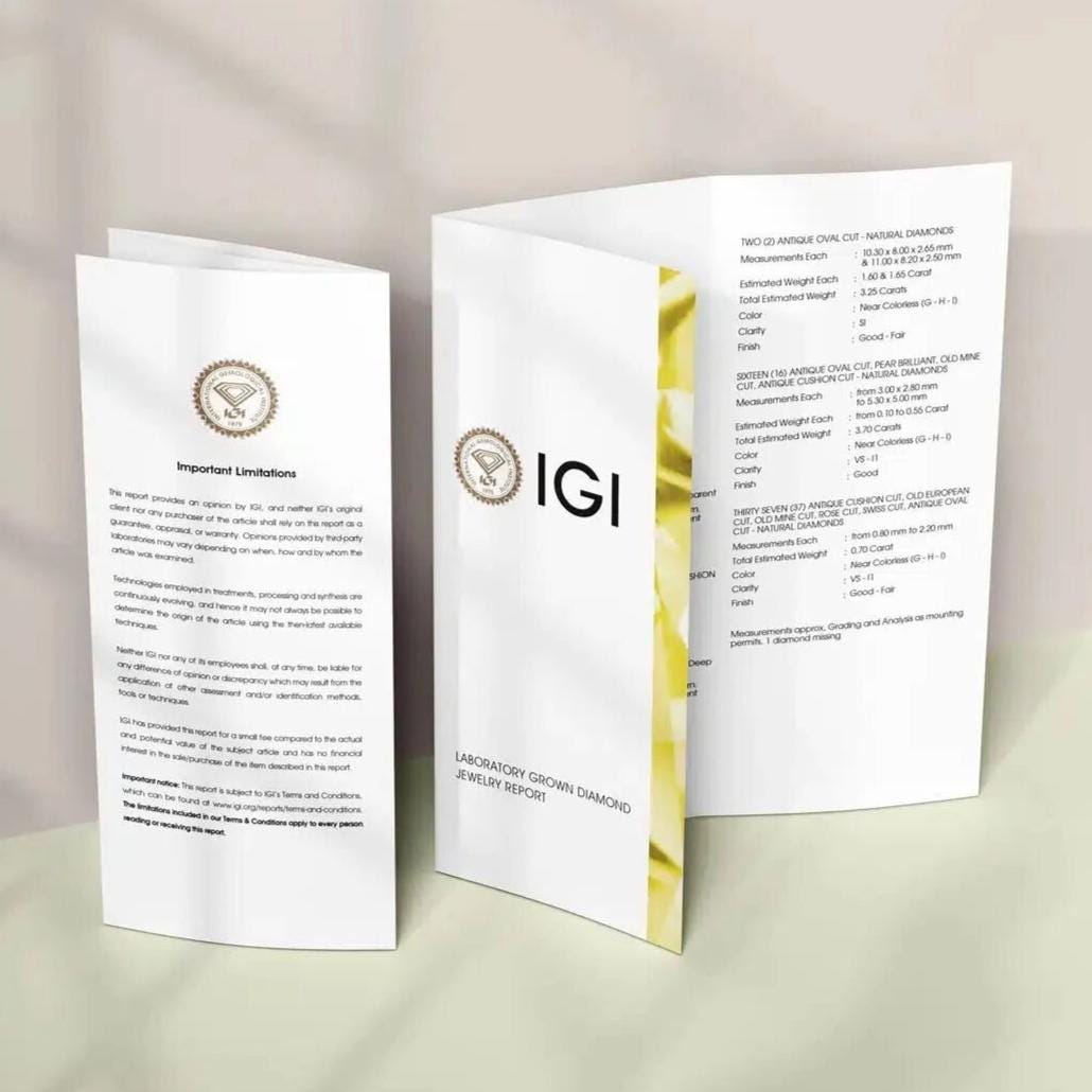 IGI Certified Lab Grown Diamond Engagement Ring: 14K Solid Gold Halo Solitaire Ring