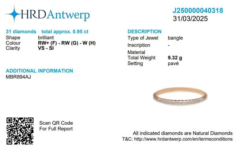Filigree Natural Diamond Channel Bangle Bracelet: 14k Solid Gold Wedding Statement Jewelry, HRD Certified, Ready To Ship