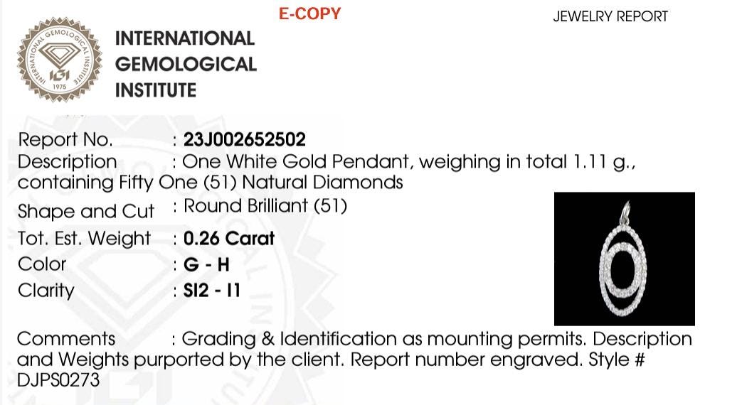 Oval Loop Natural Diamond Pendant: 14k Solid Gold Minimalistic Stacking Necklace, IGI Certified, Ready To Ship