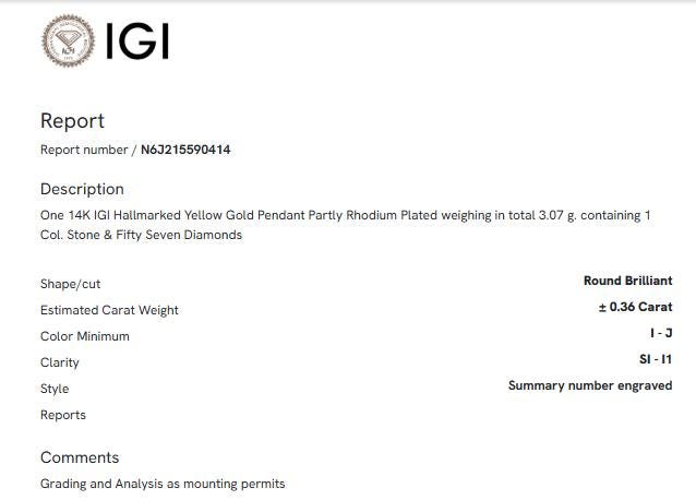 Filigree Ruby Natural Diamond Pendant: 14k Solid Gold Gemstone Necklace, IGI Certified, Ready To Ship