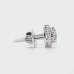 Load and play video in Gallery viewer, Halo Diamond Stud Earrings
