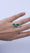 Load and play video in Gallery viewer, Emerald Halo Diamond Bypass Ring
