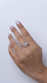 Load and play video in Gallery viewer, Butterfly Lab Grown Diamonds Ring
