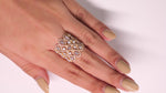 Load and play video in Gallery viewer, Infinity Cocktail Diamond Ring
