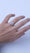 Load and play video in Gallery viewer, Heart Shape Diamond Halo Chevron Ring
