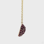 Load and play video in Gallery viewer, Fruit Ruby Natural Diamond Pendant Necklace
