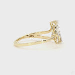 Load and play video in Gallery viewer, Three Stone Pear Diamond Ring
