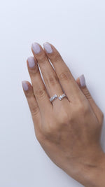 Load and play video in Gallery viewer, Lab Grown Diamond Open Band Ring
